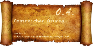 Oestreicher Azurea névjegykártya